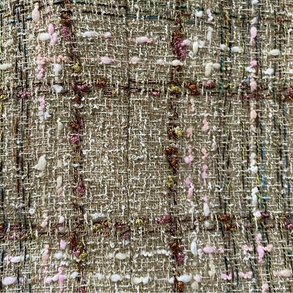 Zara Tweed Textured Button Front Blazer Jacket Small Academia Quiet Luxury - Picture 14 of 16